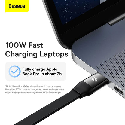 Baseus Retractable 100W 3 in 1 USB C Charge Cable