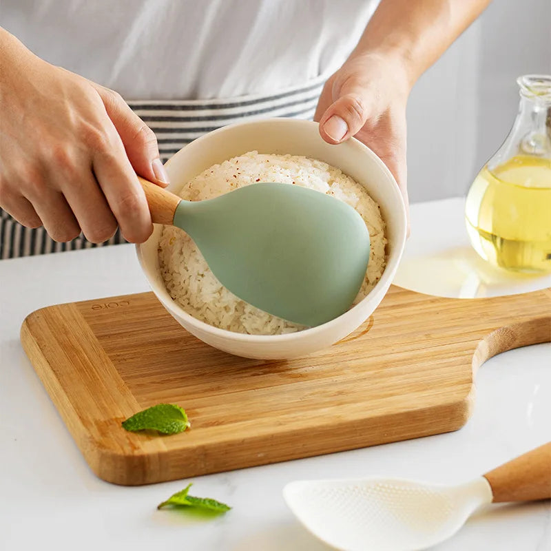 Silicone Spoon Non-stick Cooking