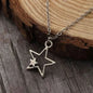 Gothic retro star necklace