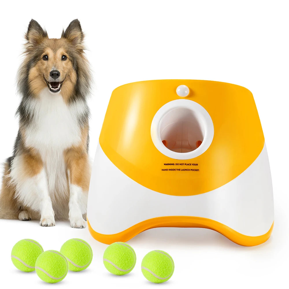 Dog Automatic Ball Launcher Interactive Toy