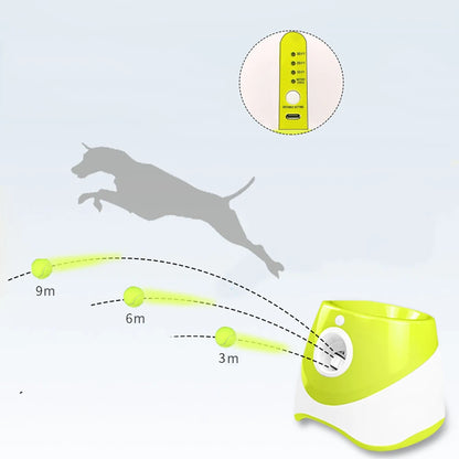 Dog Automatic Ball Launcher Interactive Toy