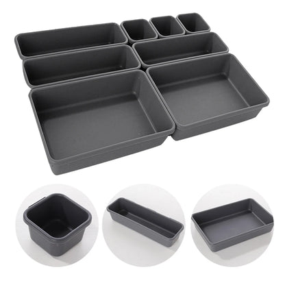 8pcs/set Adjustable Drawer Organizer