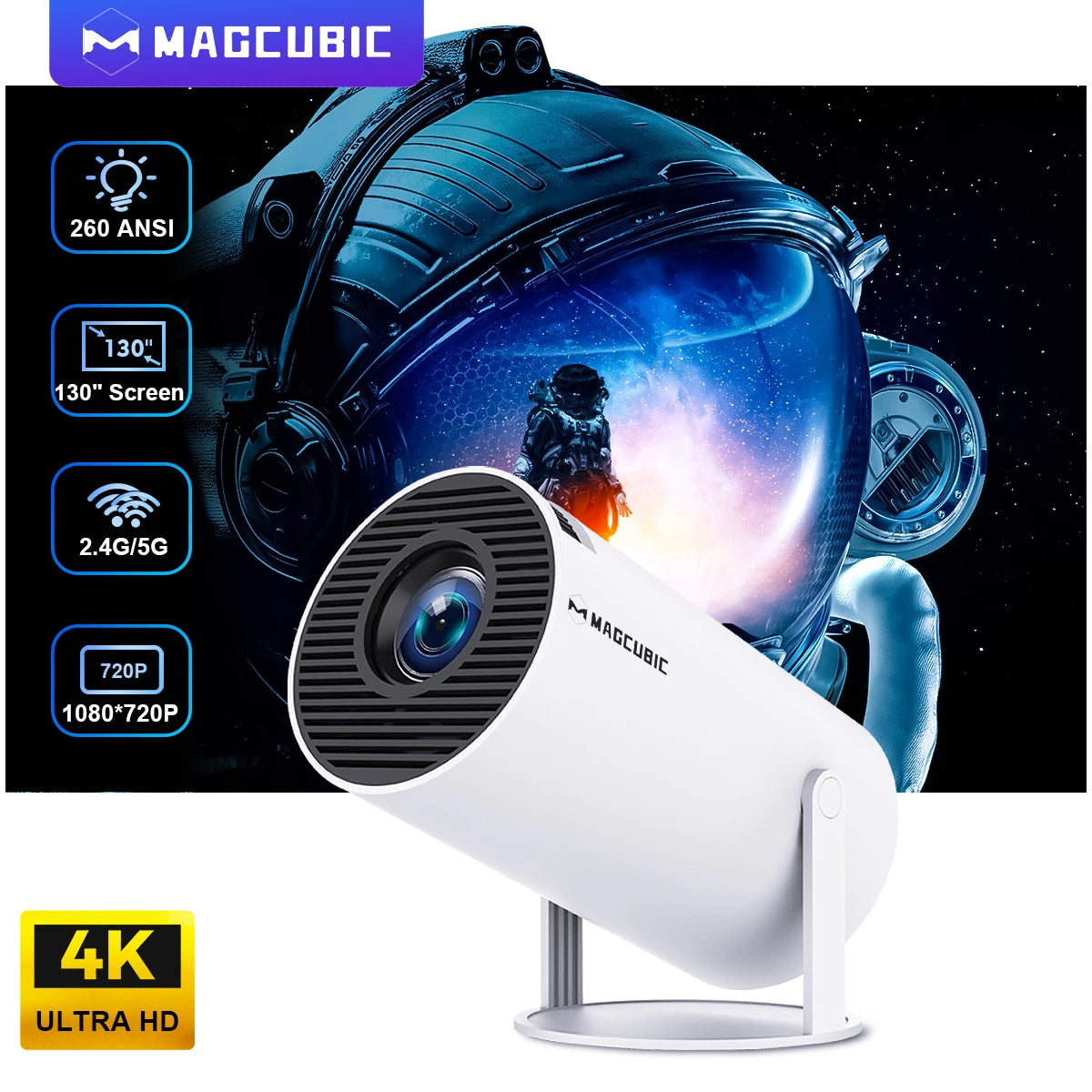 Magcubic Projector HY300 PRO 4K