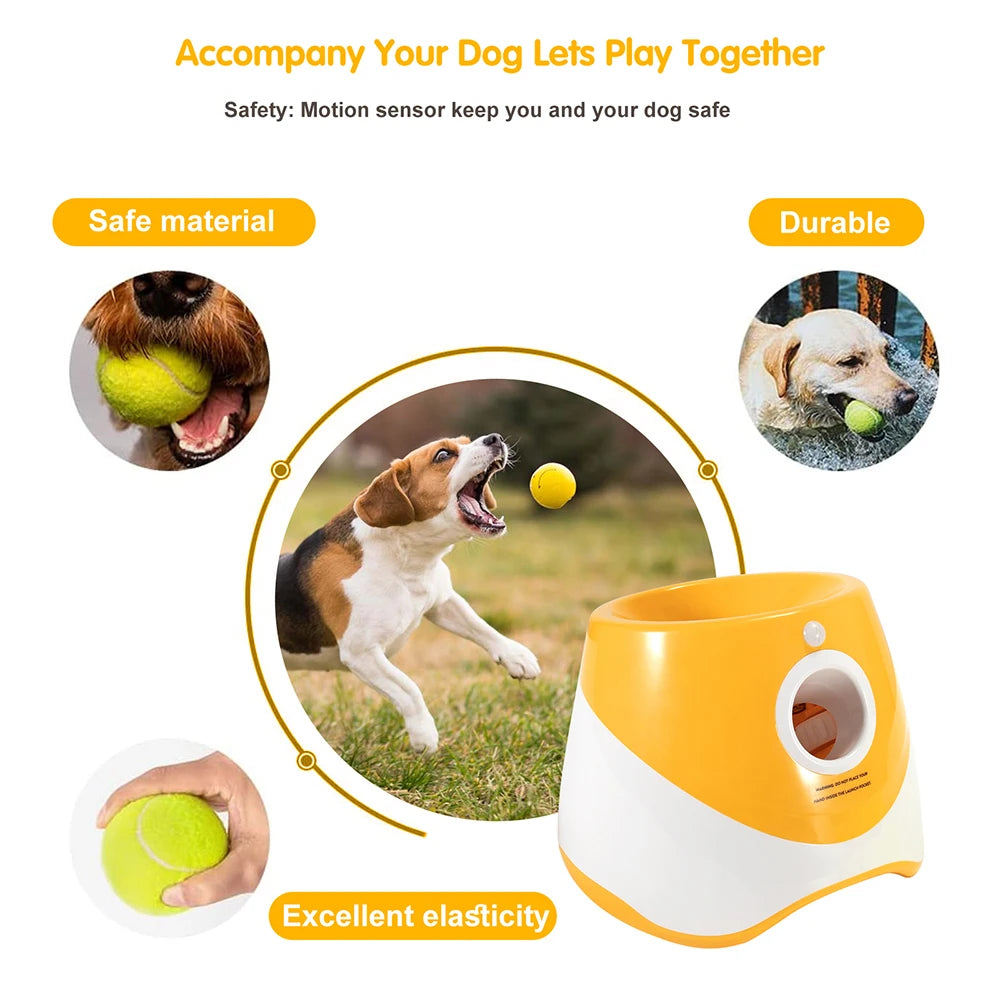 Dog Automatic Ball Launcher Interactive Toy