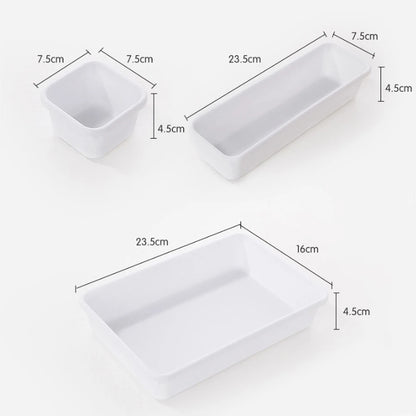 8pcs/set Adjustable Drawer Organizer